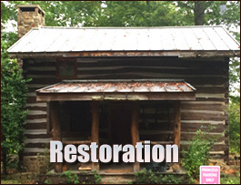 Historic Log Cabin Restoration  Gate City, Virginia